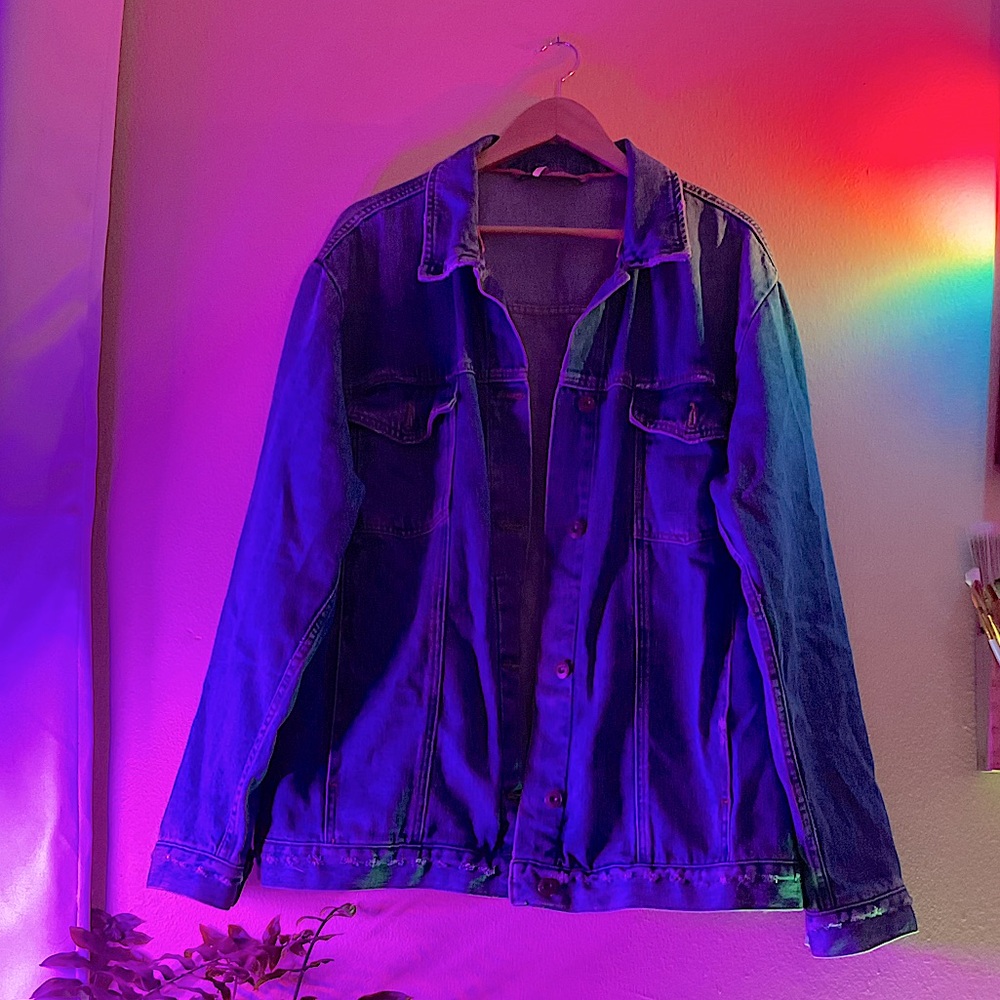 Large Free People Denim Jacket